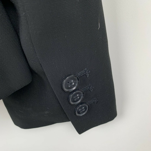 Kasper 8 Blazer Black Jacket Career Work - Picture 6 of 8